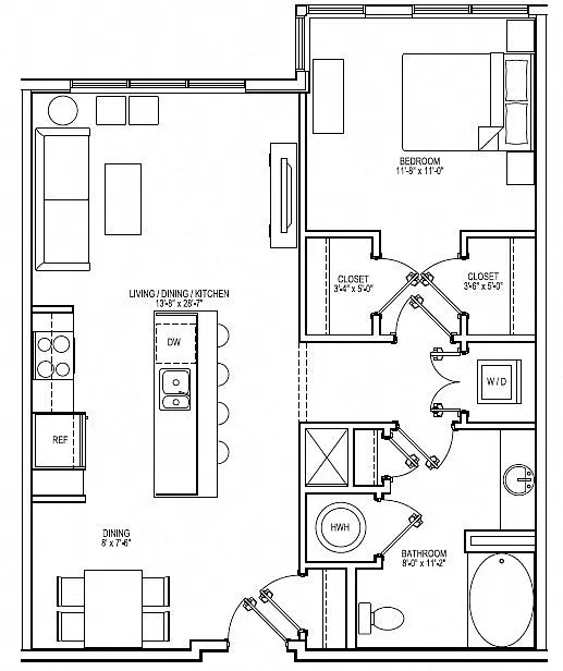 Floor plan A2B