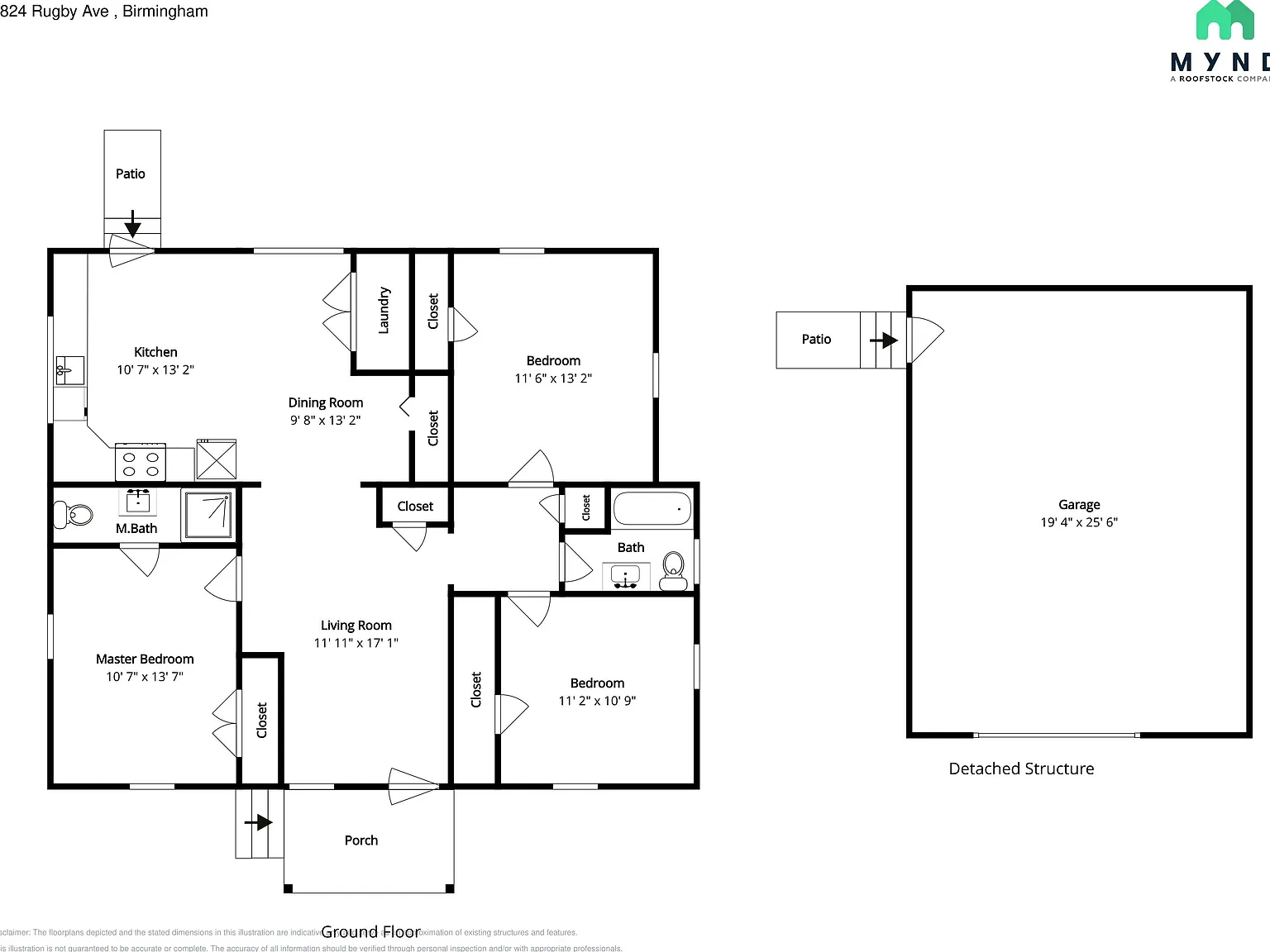 3 bed, 2.0 bath, 1206 sqft, $1,320 — Photo 2