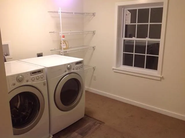 Spacious Laundry New Washer/Dryer
Walk in with Extra Room for Office Space