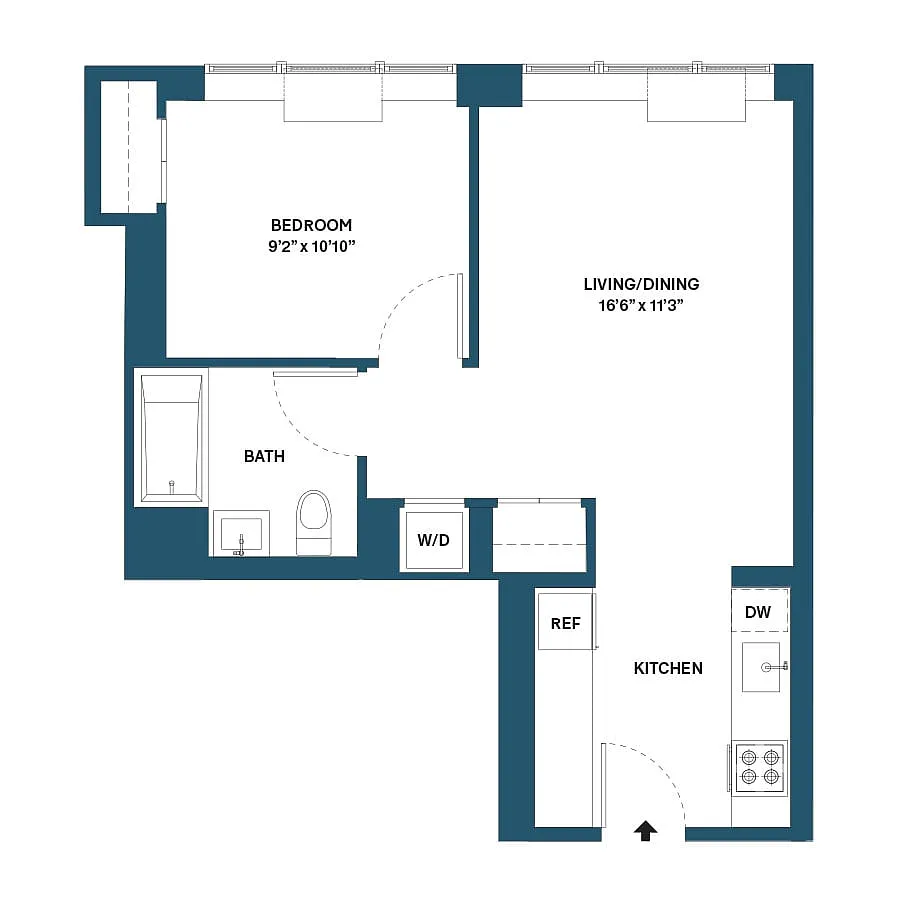 Floor plan A01A