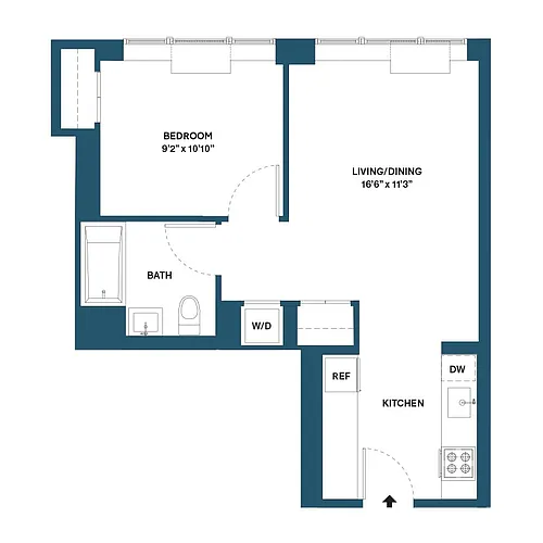 Floor plan A01A