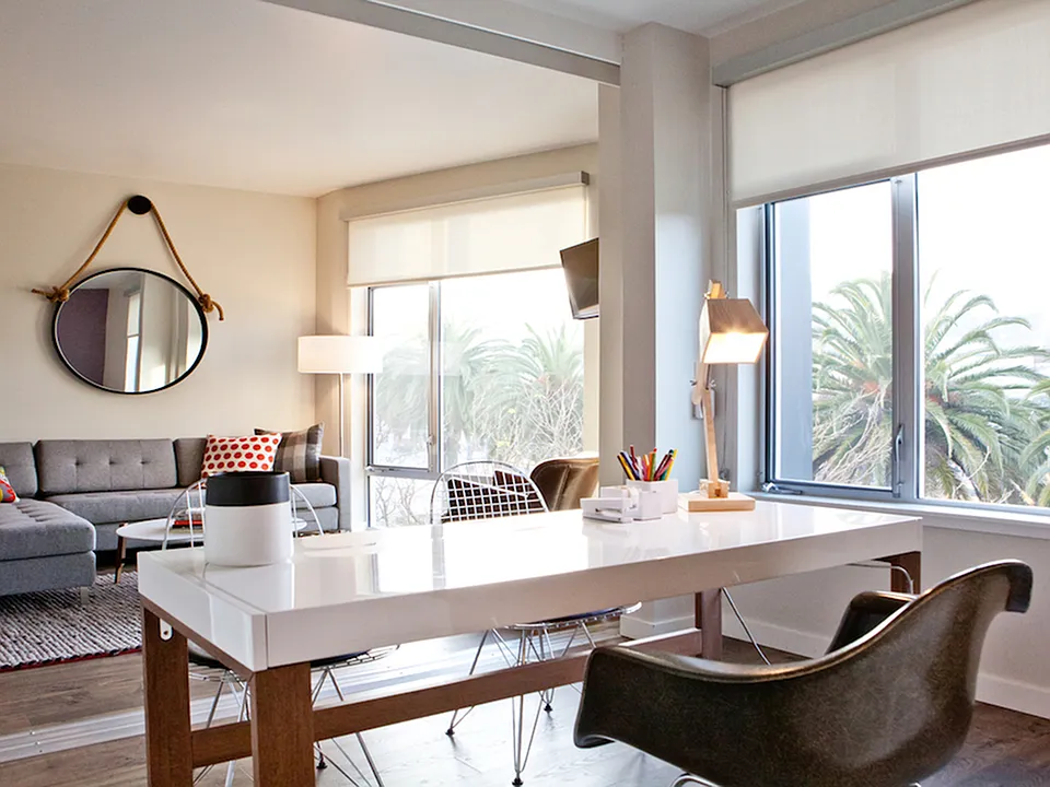 Generous windows with ample natural light