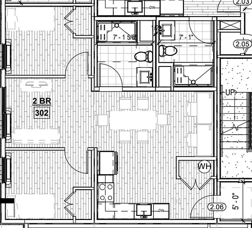 Floor plan 2 Bedroom