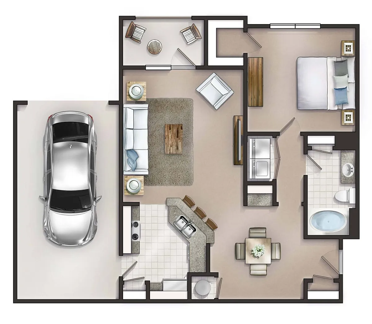 Floor plan Chester with Garage