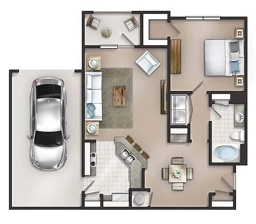 Floor plan Chester with Garage