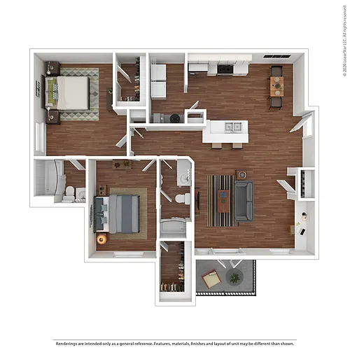 Floor plan 2L - Apartment