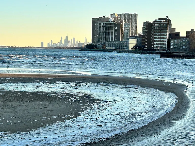 south view in the winter