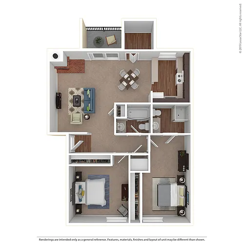 Floor plan 2X2