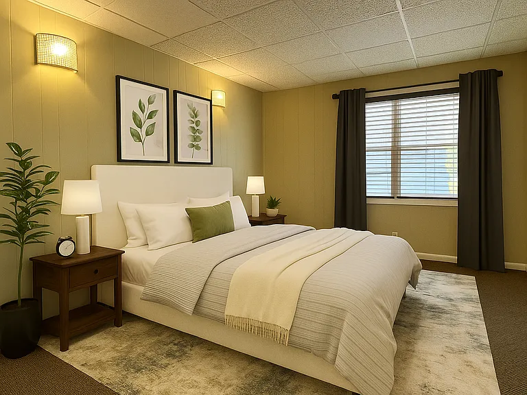 Main Bedroom Staged