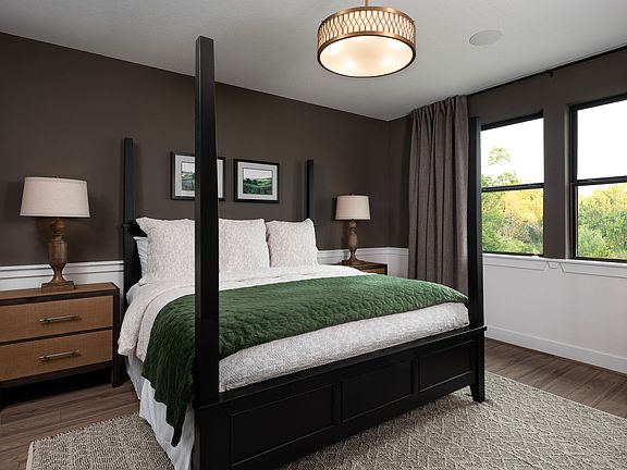 Primary Bedroom. Note Sample product photo - actual exterior and interior selections may vary by ho