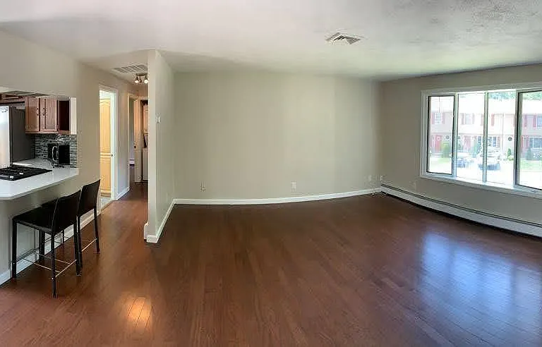 Upon entry - open living / kitchen