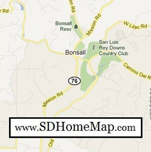 Bonsall CA REO Bank-Owned