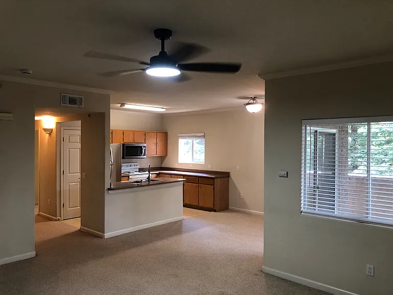 Open concept living area.