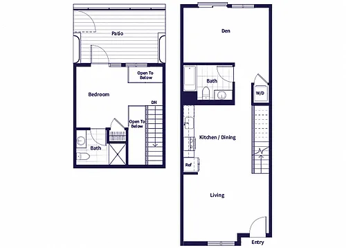 Floor plan A29L Loft + Den