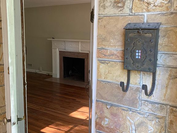 Front door entrance into living room