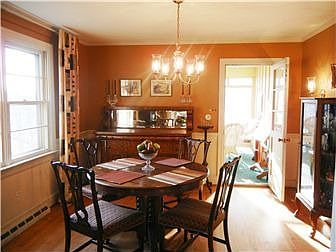 Dining Room, door to Screened Porch
