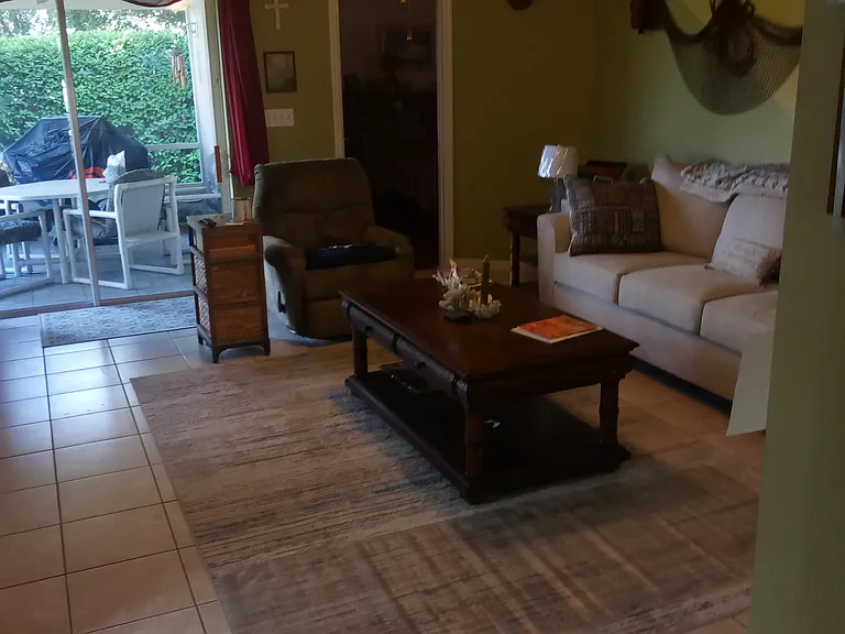 Picture of furnished living room.