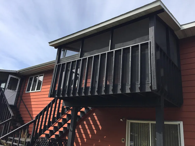 Screened in balcony