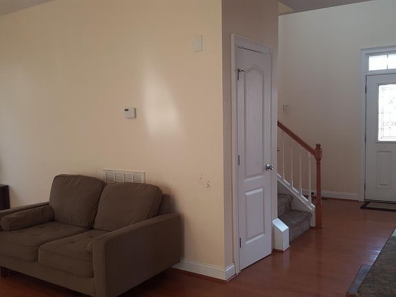 Foyer leading to living room