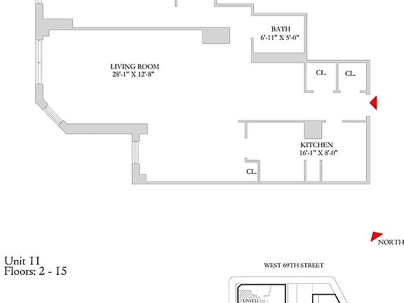 2nd image of 155 W 68th St APT 411