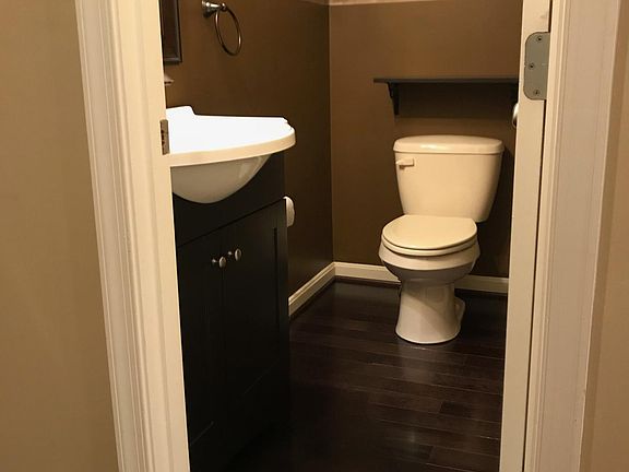 half bathroom on 1st floor