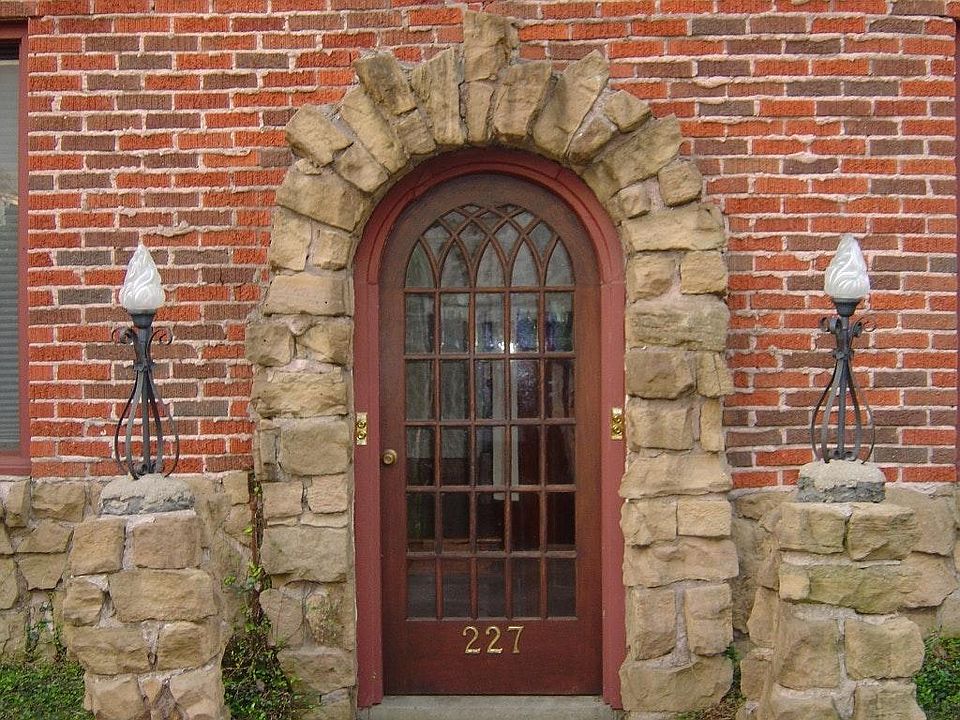 Close up of front of building