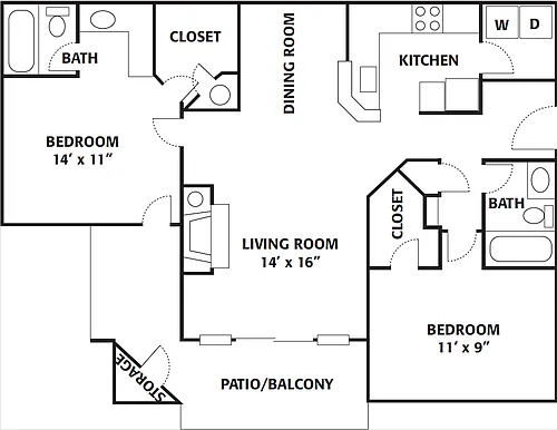 Floor plan B3