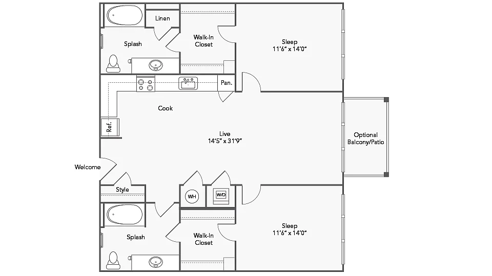 Floor plan Columbia