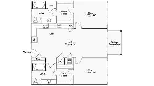 Floor plan Columbia
