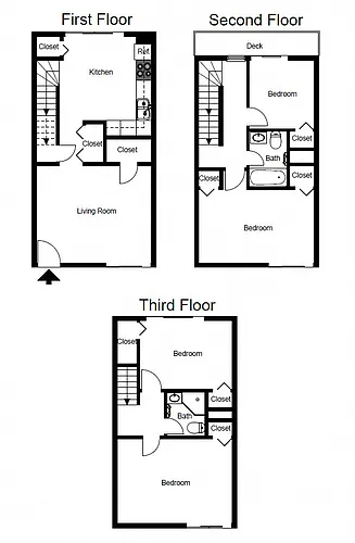 Floor plan Four Bedroom