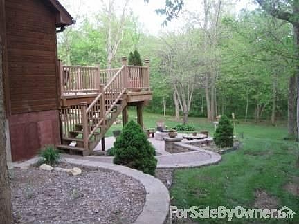 West side of Patio and Deck