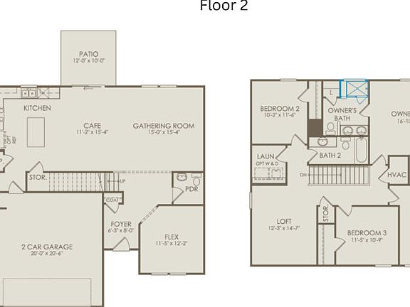 Floor Plan Level 1 Level 2