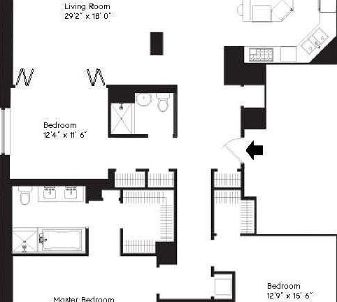 2nd image of 39 E 29th St Unit Ph4a