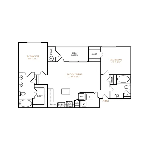 Floor plan B4 Lake Classic