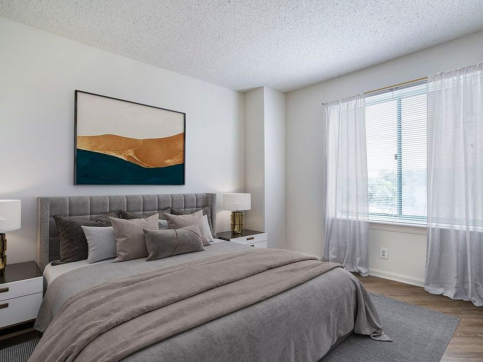 Renovated Package II bedroom with hard surface flooring
