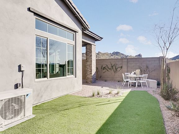 Spacious backyard
