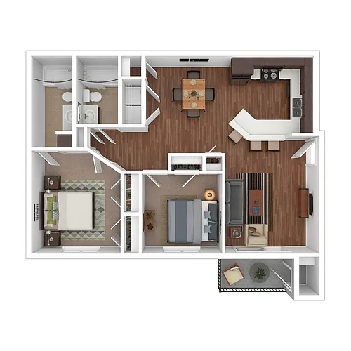 Floor plan 2 Bedroom