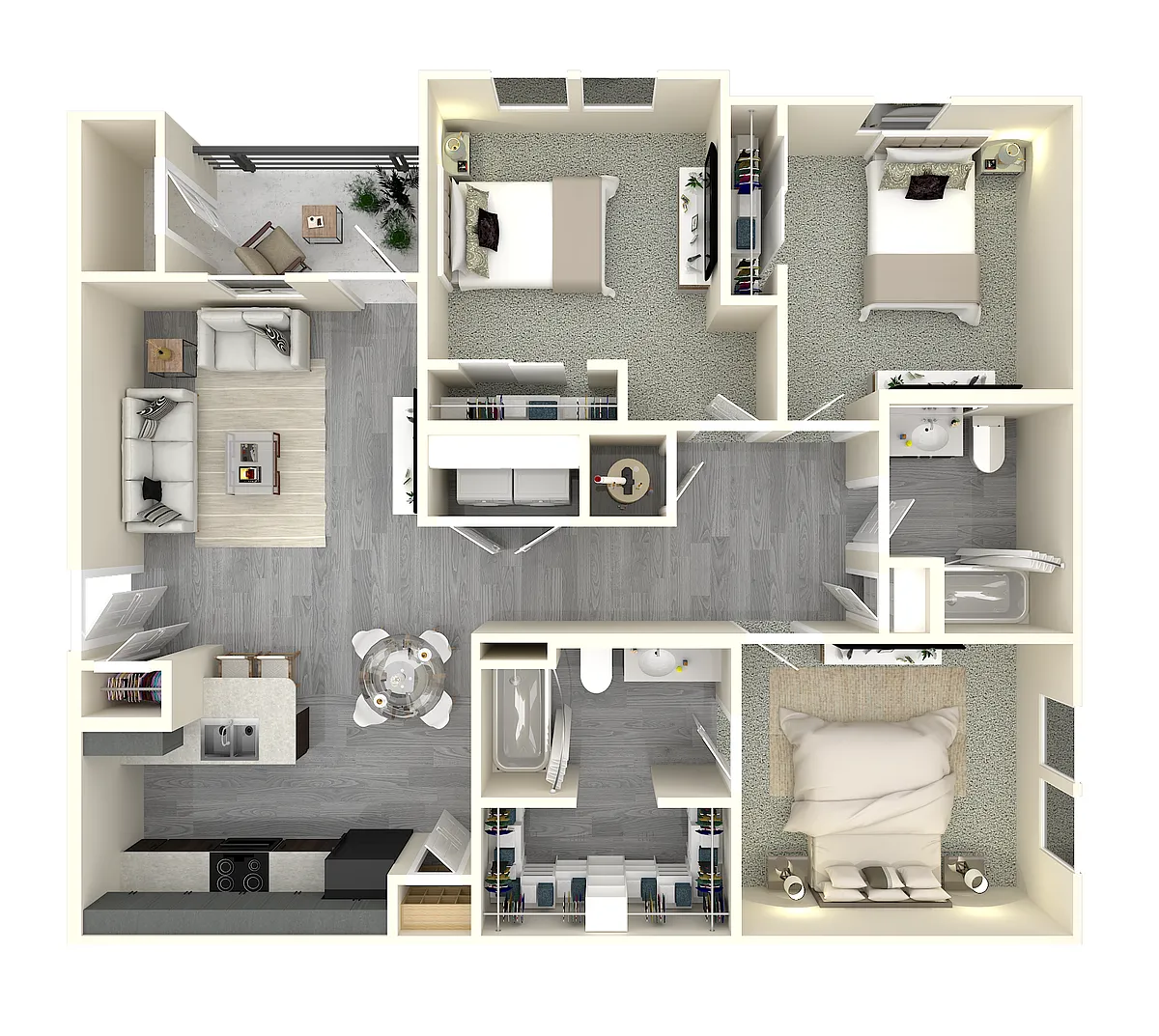 Floor plan 3 X 2