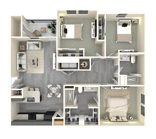 Floor plan 3 X 2