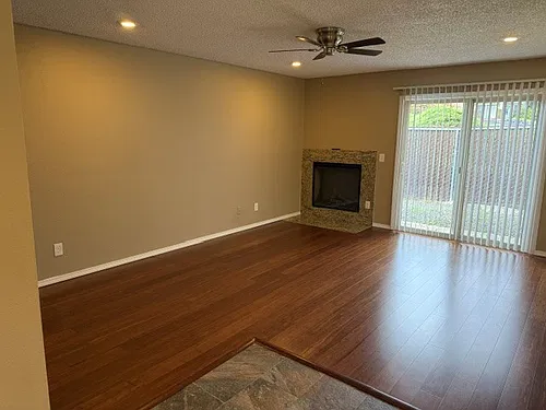 Floor plan Three Bedroom One and Half Bathroom