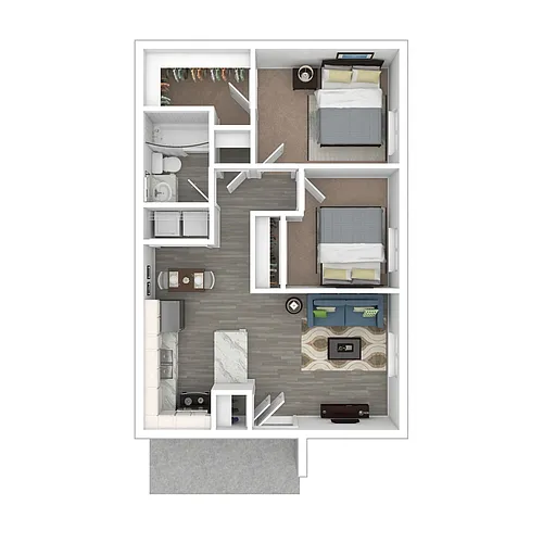 Floor plan 2X1 Upgrade