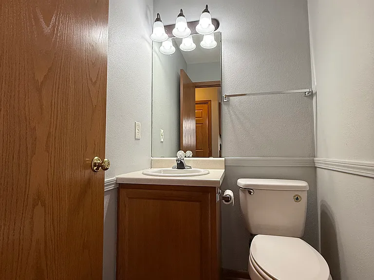 1/2 Bath on Main Floor