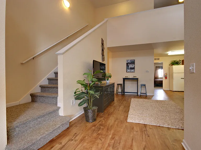 Two story / Drive under living room from entry