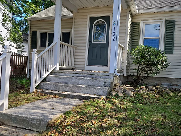 Front door.
