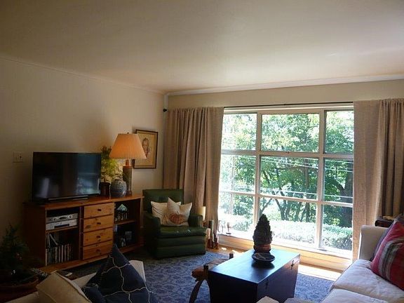 Enjoy relaxing in the living room.  Hardwood floors and plenty of room for furniture arrangements.