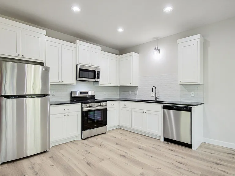 All stainless steel appliances included