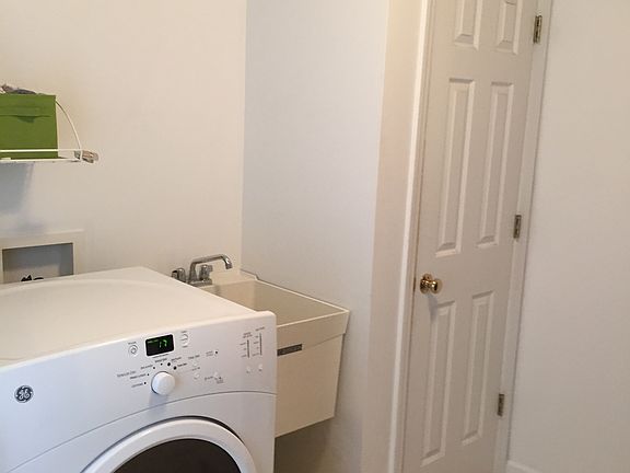 Linen closet in laundry room