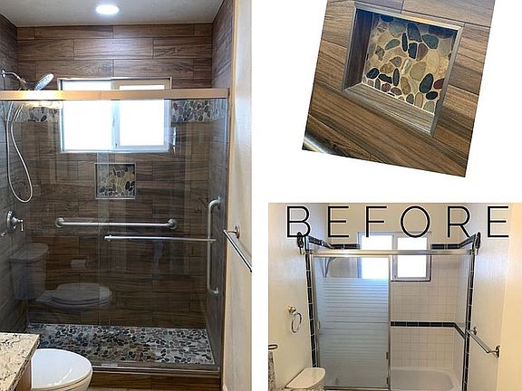 Renovated shower