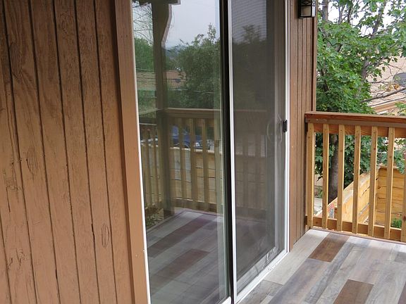 back door to porch