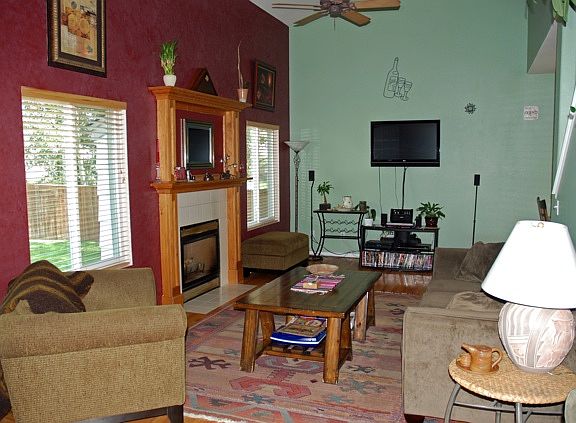 Living Room w/ warm tones